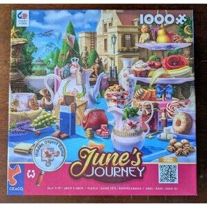 Ceaco June’s Journey Tea Time Puzzle 1000 Pieces